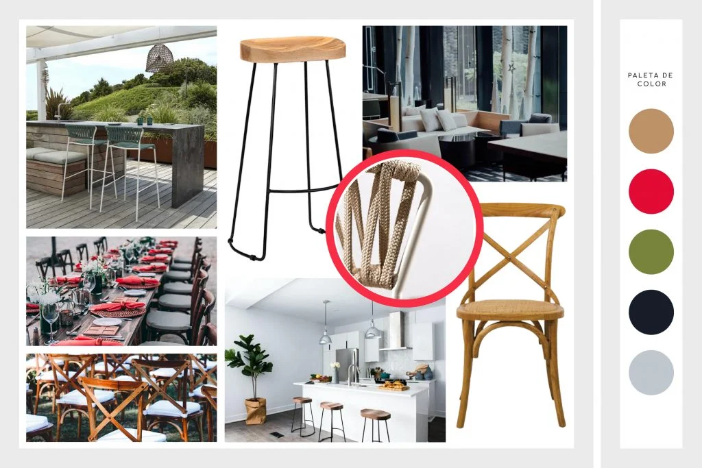 moodboard diseño interior horeca