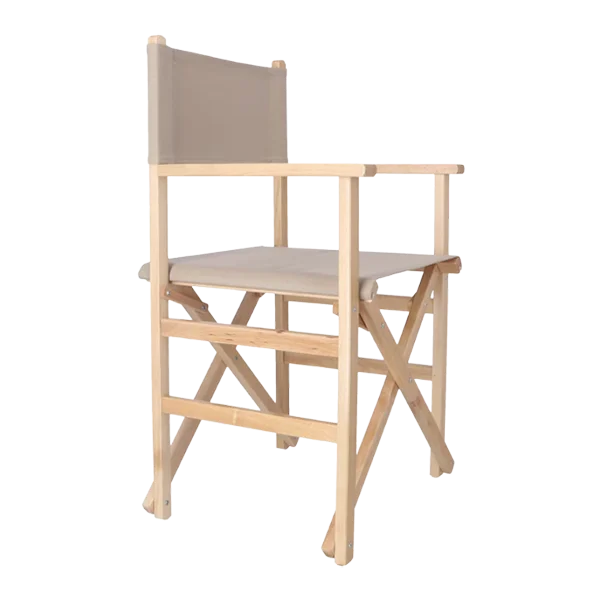 Sillón Director plegable Madera Barnizado - Imagen 2