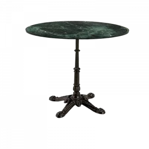 Mesa redonda de Mármol Verde BISTRO
