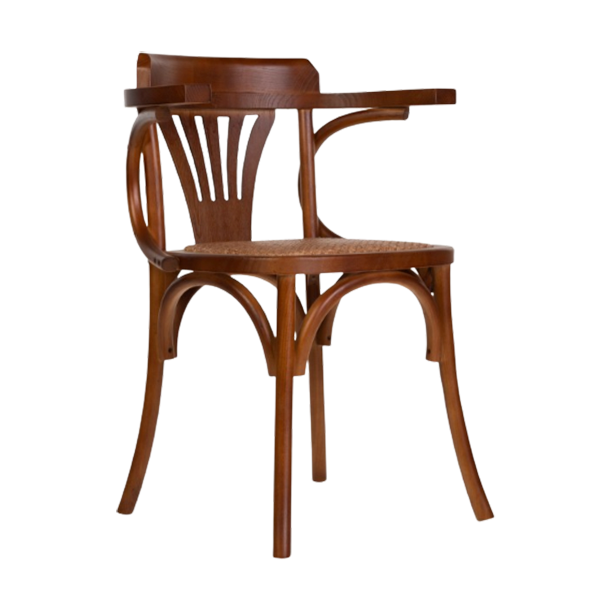 Chaise En Bois Massif – Couleur Noyer, Fabrication Espagnole, Usage Multiple