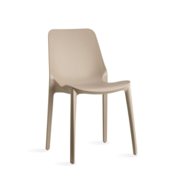 sillas plastico exterior gris